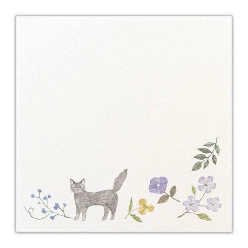 Washi Note Paper (Cat+Bird)