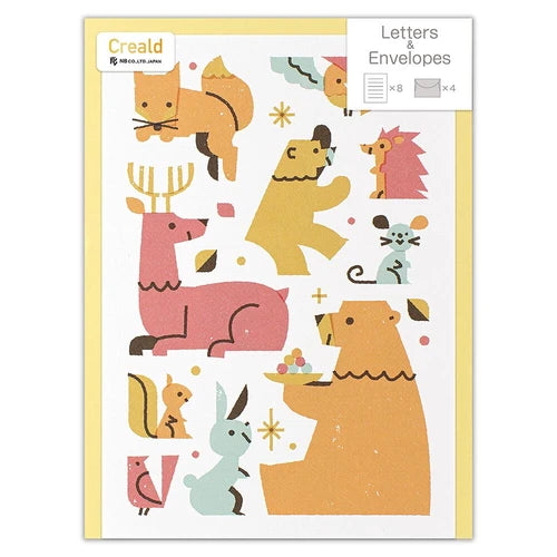 Creald Animal Stationery (Yellow)
