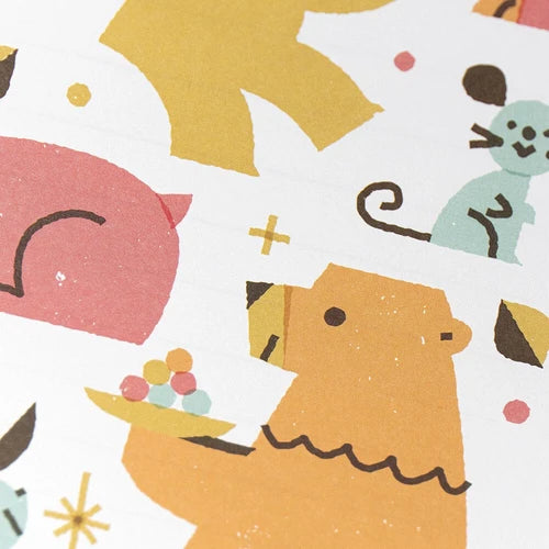 Creald Animal Stationery (Yellow)