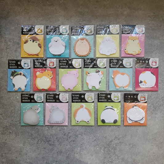 Animal "Tummy"/"Pat Pat" Desk Sticky Notes