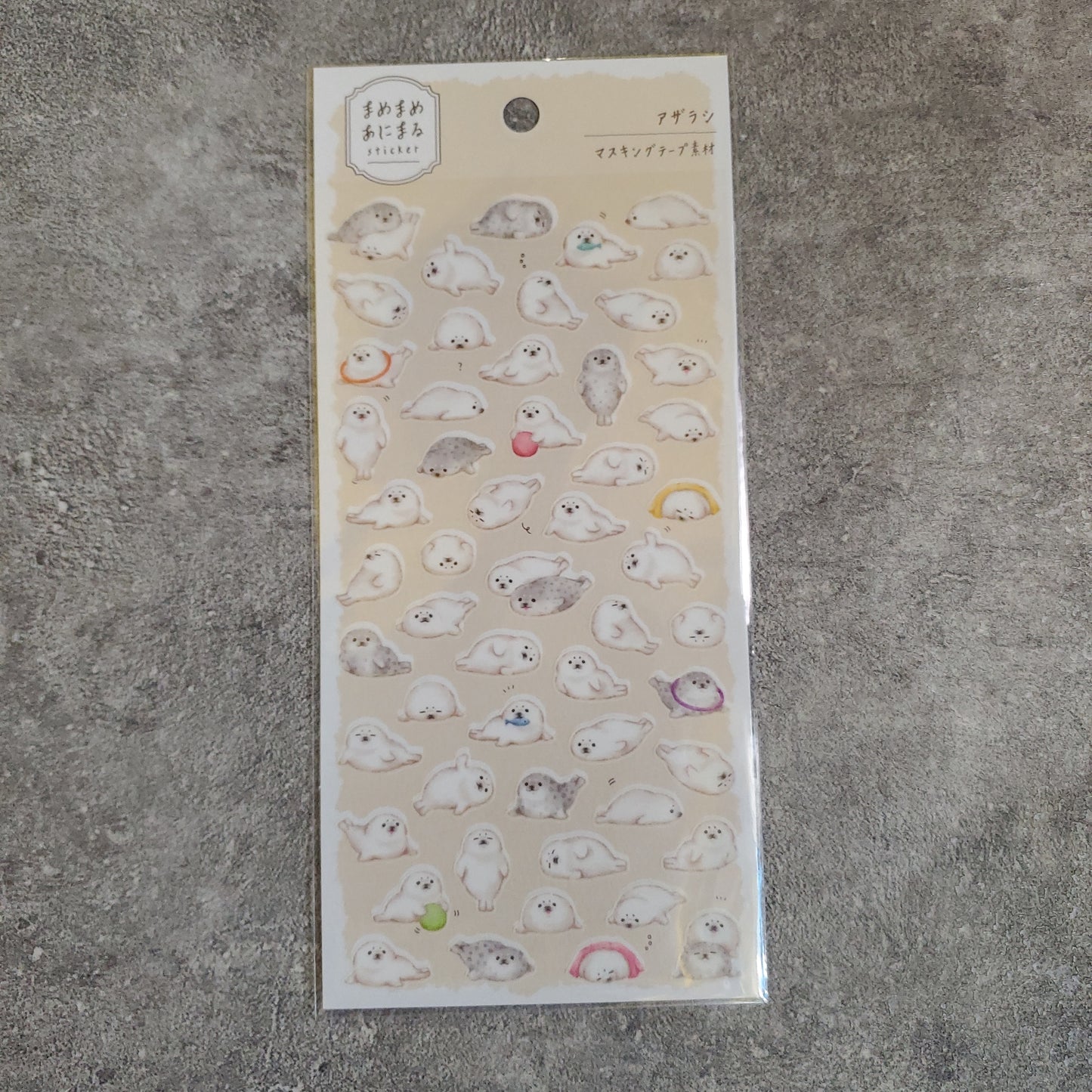 Mame Mame Animaru sticker 81230 Seals / Seal Size :H175 x W90 mm