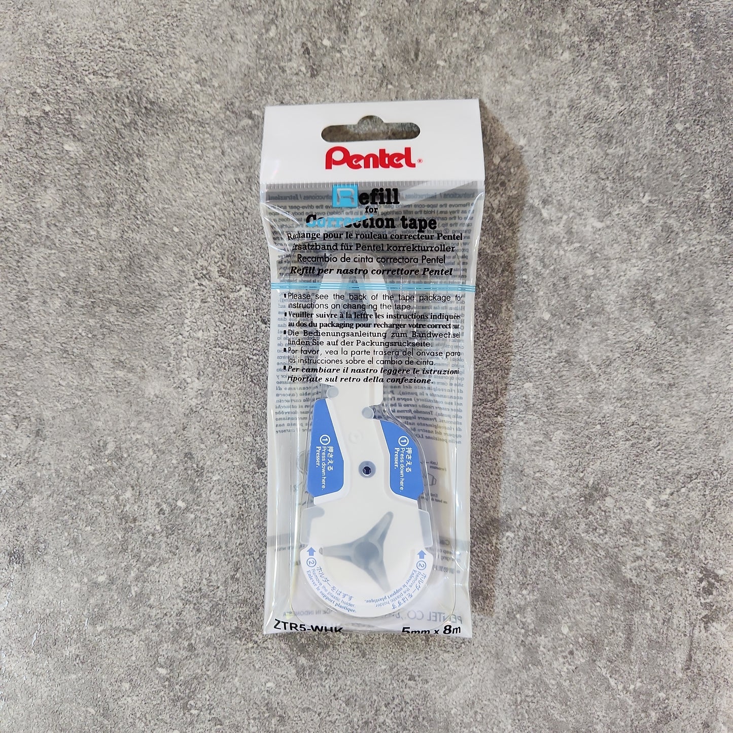 Pentel correction tape Correction Tape ZT45-W