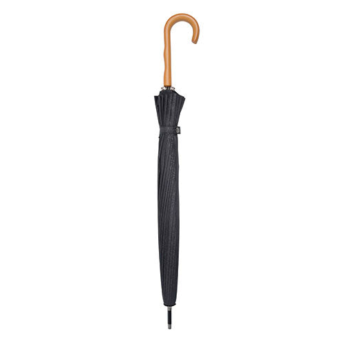 【Japanese mabu】traditional "Edo" series wooden handle 24 bone long umbrella
