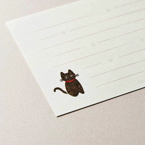 envelope letter paper set cat