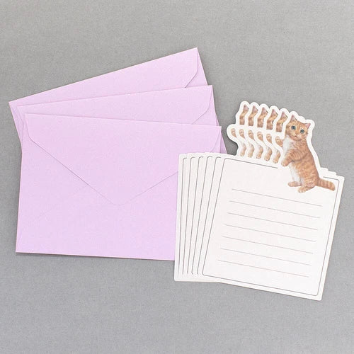 Mini Letter Cat Mimi (Purple)