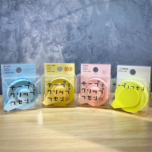 Japan YAMATO|Convenience sticker tape (with clip + magnet)