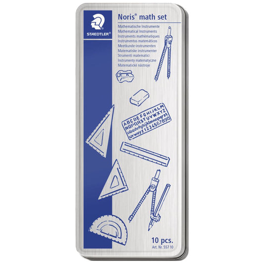 STAEDTLER Noris Math Set (10 pieces in tin box)