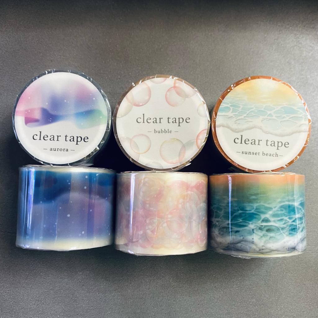 Clear masking tape 透明膠紙帶