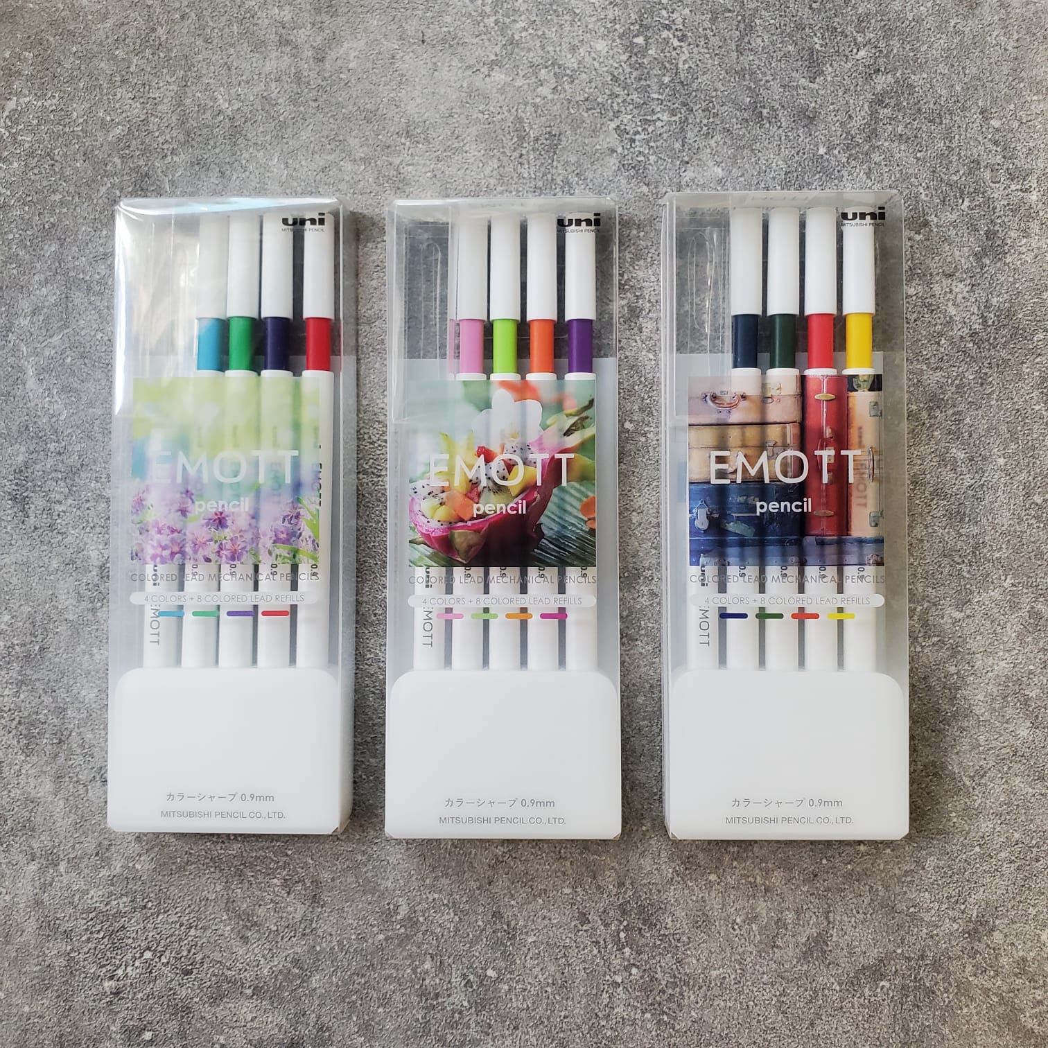Mitsubishi Emott Mitsubishi Uni EMOTT Color Lead Pen (4 Color Set