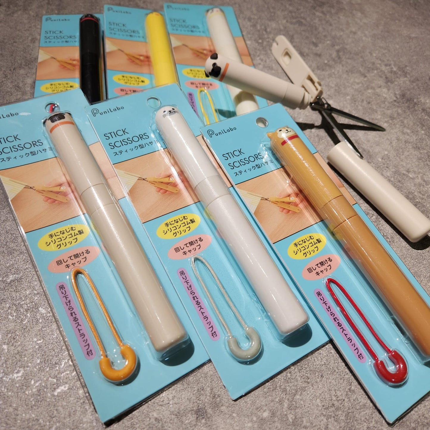 LIHIT LAB. PuniLabo 動物造型便携剪刀