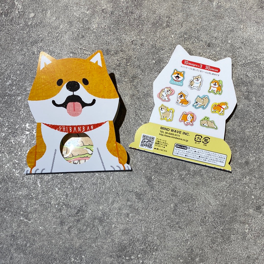 "Shibanban" Smiling Shiba Inu Series Washi Sticker