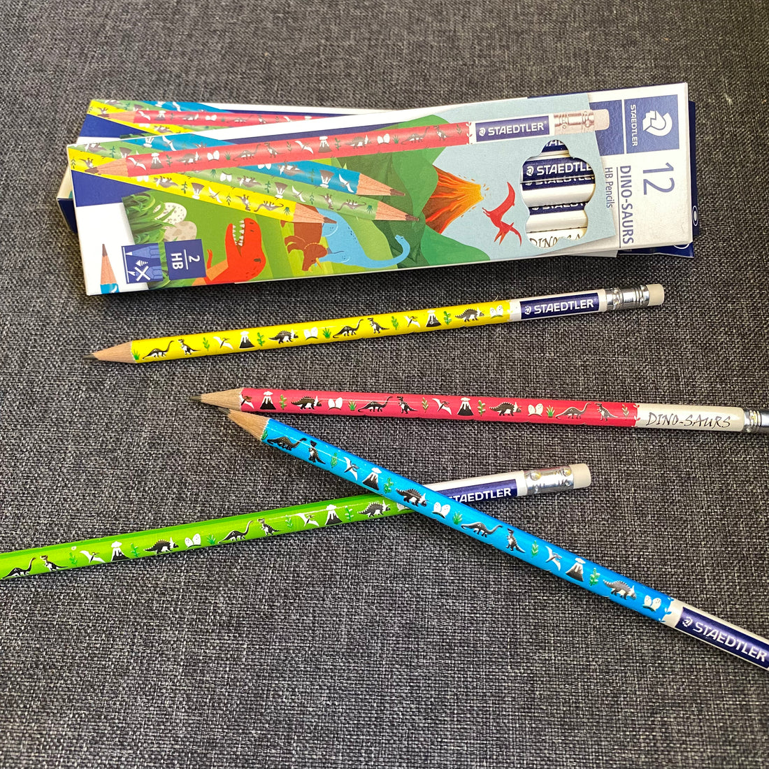 Schedler Dinosaur Pattern Round HB Pencil