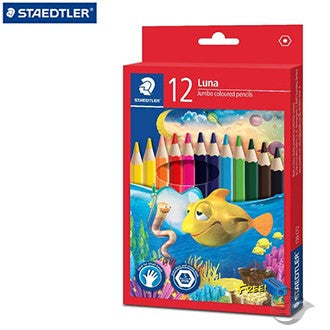 STAEDTLER LUNA JUMBO Oily Color Pencil 12 Colors