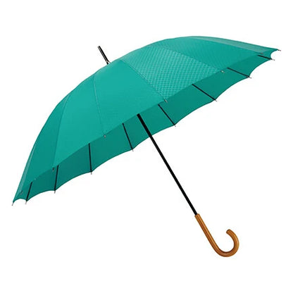 【Japanese mabu】traditional "Edo" series wooden handle 16-bone straight umbrella