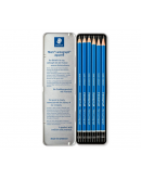 STAEDTLER Mars Lumograph iron box drawing pencil 6 sticks/12 sticks