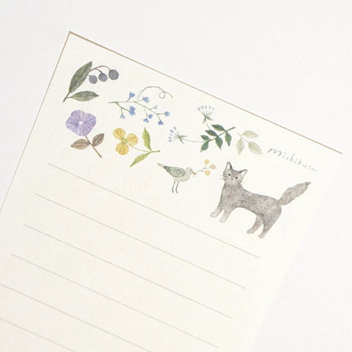 washi letter paper set cat cat