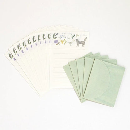 washi letter paper set cat cat