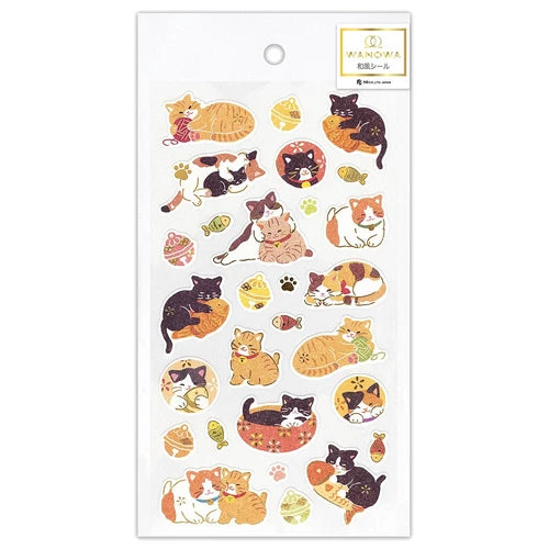 日式貓貼紙 Japanese Style Cat Sticker