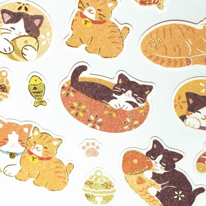 日式貓貼紙 Japanese Style Cat Sticker