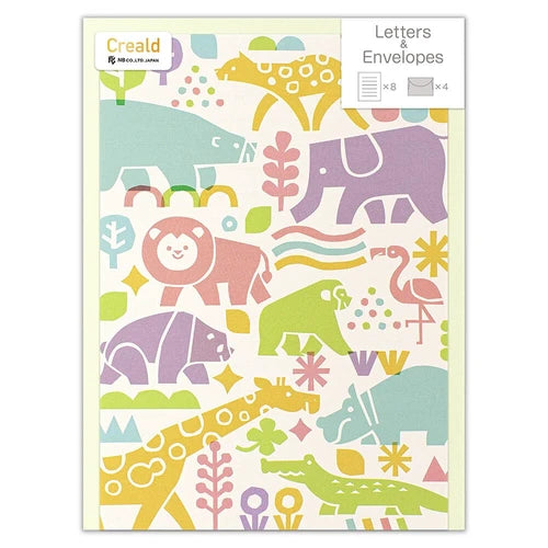 Creald Animal Stationery (Green)