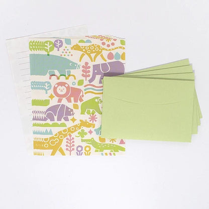 Creald Animal Stationery (Green)