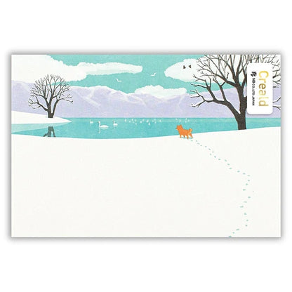 【Made in Japan】Postcard Winter Snow