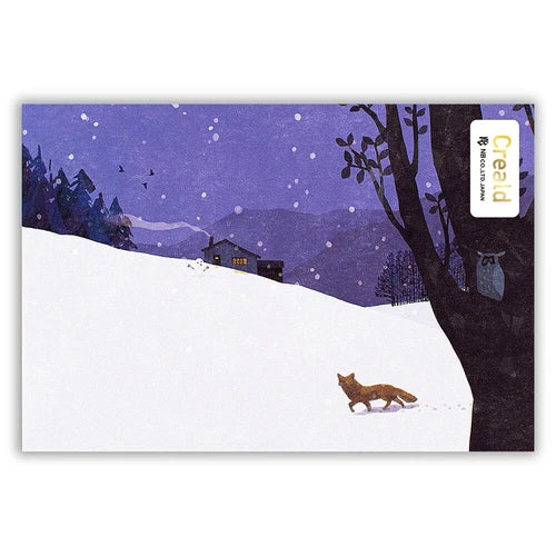 【Made in Japan】Postcard Winter Night