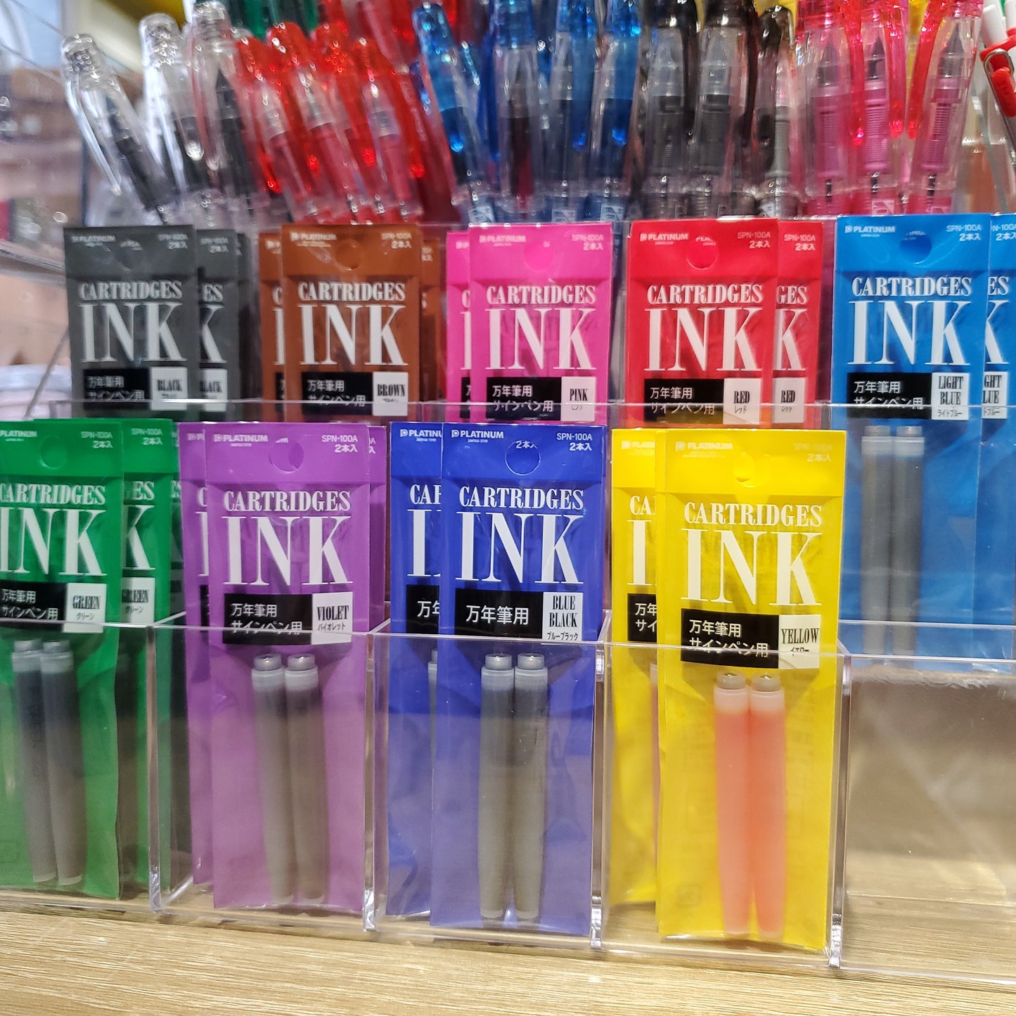 PLATINUM PREPPY Pen Replacement Ink Cartridge (Multicolor)
