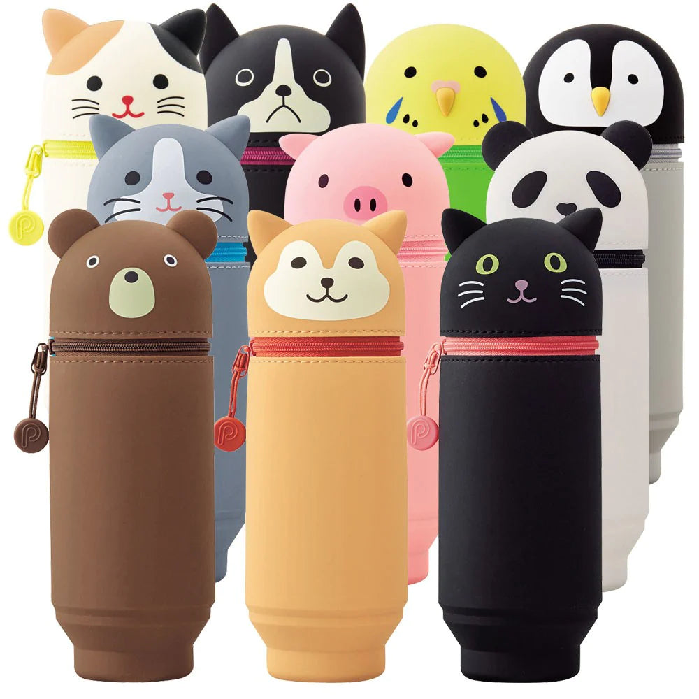 LIHIT LAB. PuniLabo three-dimensional animal pencil case Pen Pouch