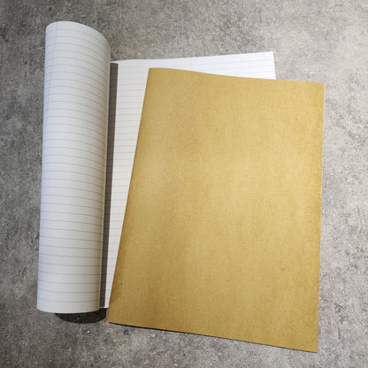 Kraft paper cover A4 single line book