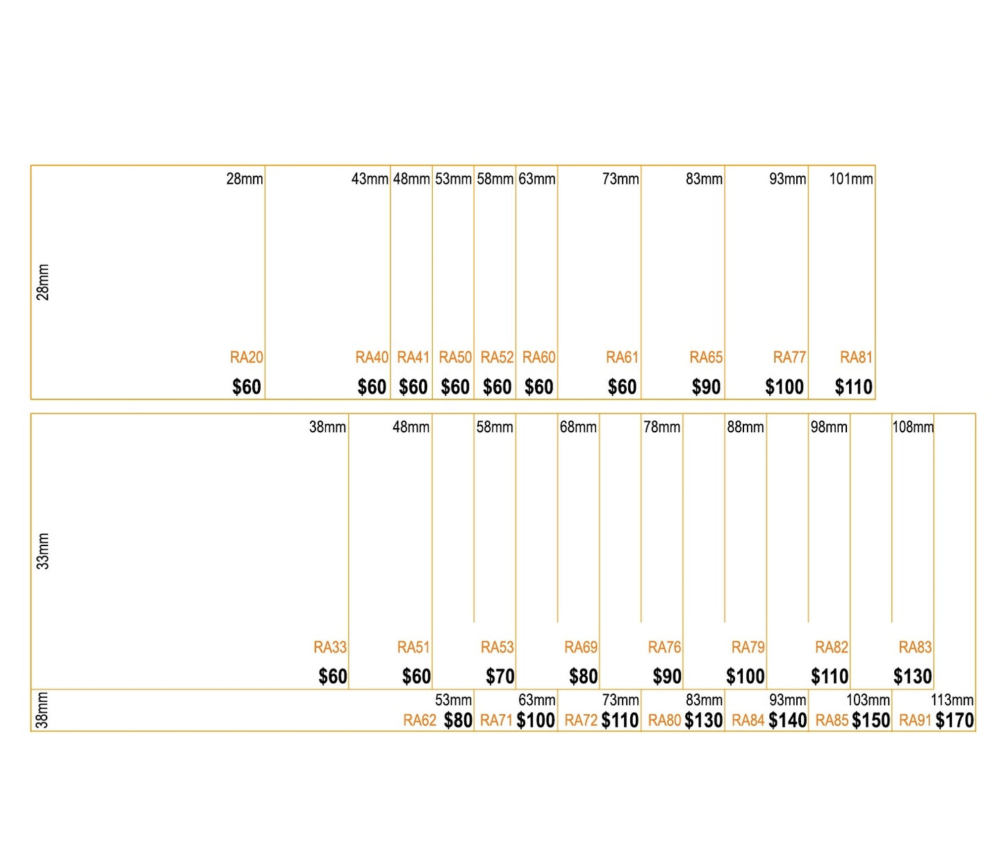 Hanging handle offset printing (square/rectangular) needs to be used with printing pads 2