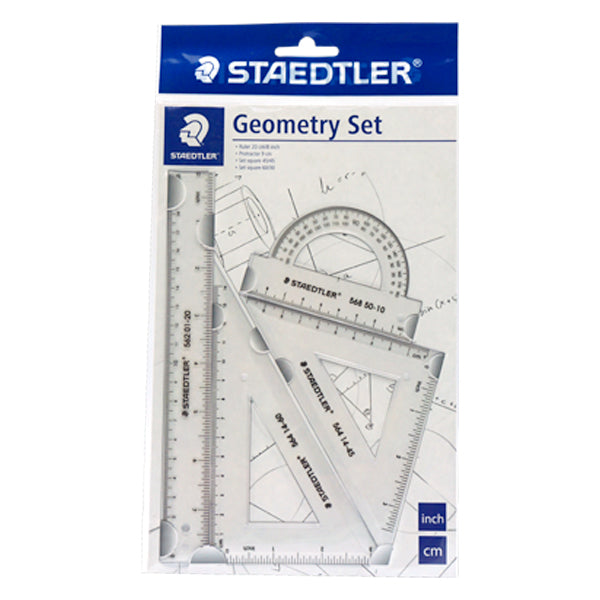 Staedeler Math Set STAEDTLER Geometry Set (4 pcs) – 水豚文具 x 水豚運動 x 友誠印務