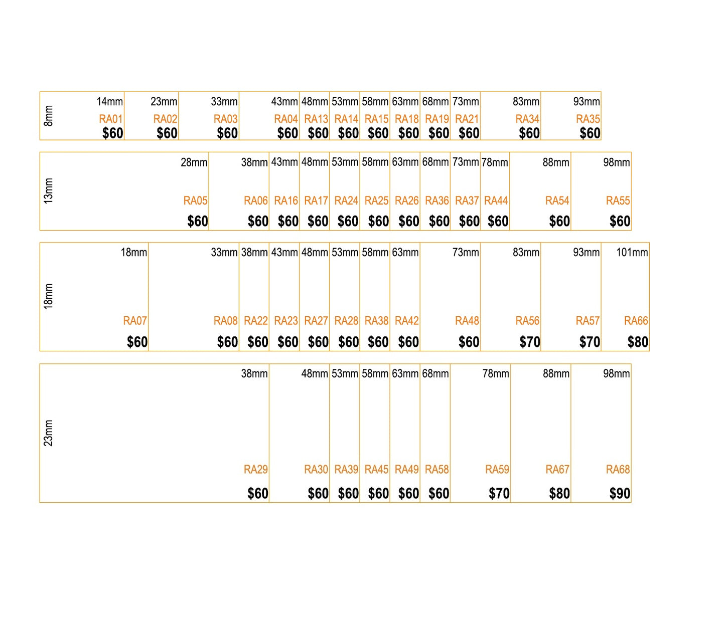 Hanging handle offset printing (square/rectangular) needs to be used with printing pad 1