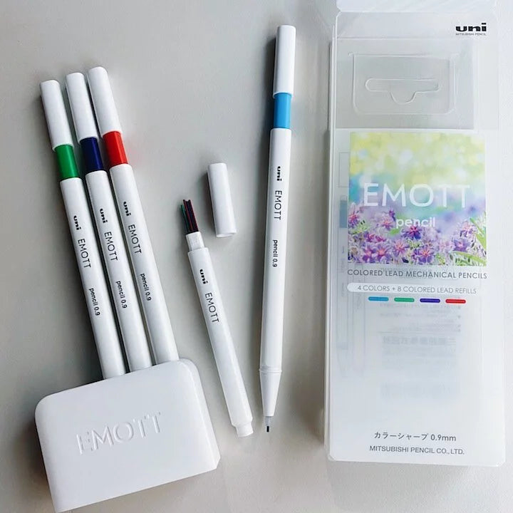 Mitsubishi uni EMOTT color lead pen (4 color set) 0.9mm