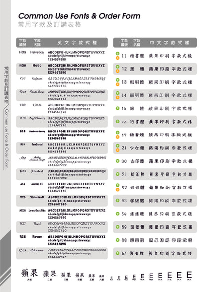 P518 Atomic Imprint (within 51 x 101mm) - Rectangular