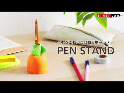 LIHIT LAB. Plant Shape Automatic Grip Pen Holder