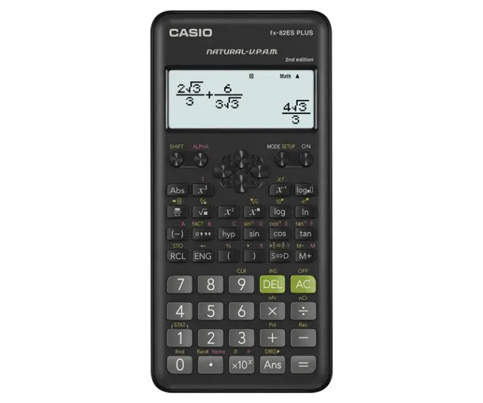 CASIO FX-82ES PLUS 2 counting machine function machine computer scientific calculator