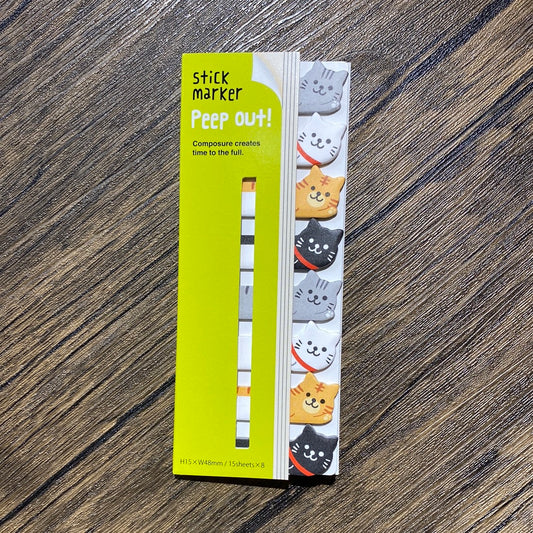 Stick Marker Stick Marker Sticky Note Cat cat