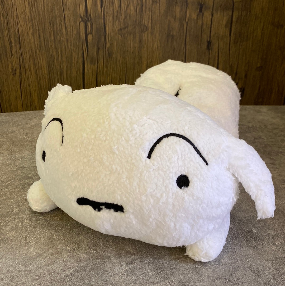 蠟筆小新 小白 紙巾盒 Plush Toy Tissue Box Cover White "Crayon Shin-chan"