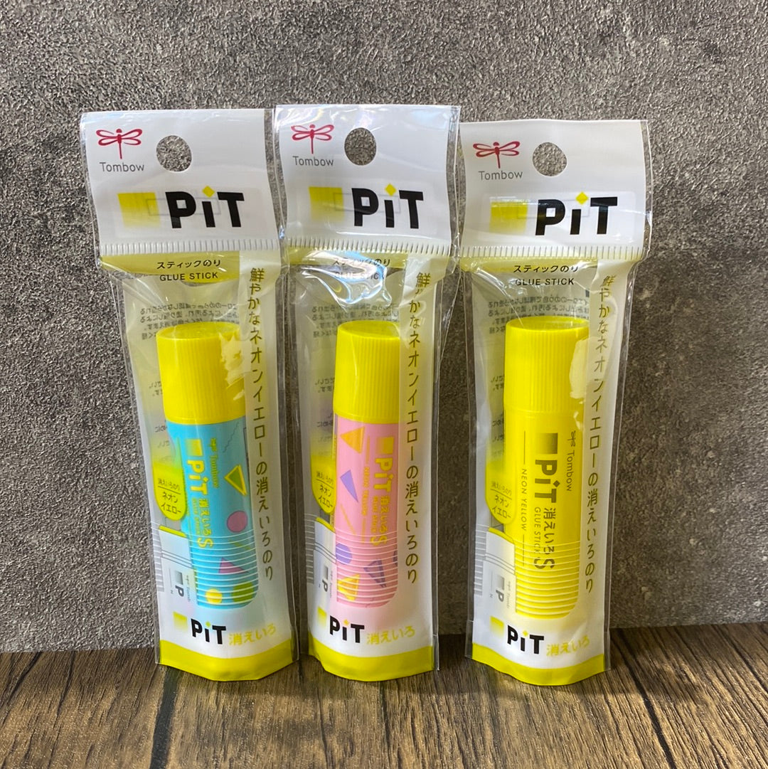 [Tombow] PiT Neon Yellow Paste Pen