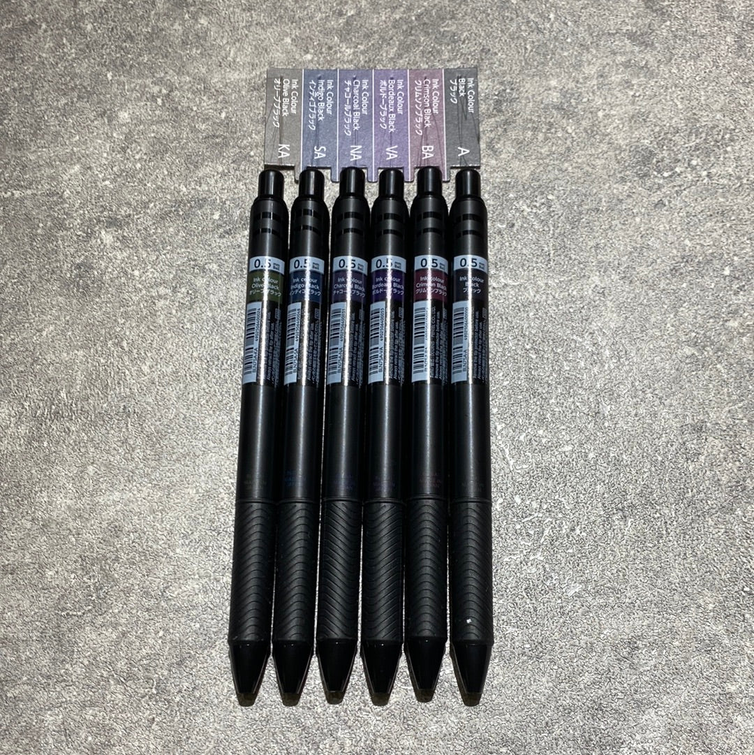 PENTEL 20th Anniversary Limited Energel Black Colors Collection