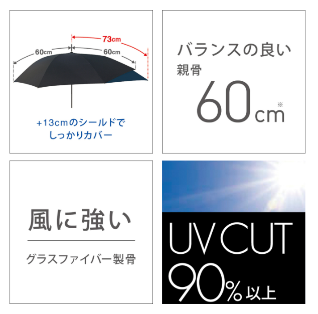 【日本mabu】單邊加長直傘 (保護背包及伴侶免淋濕) (不設網購, 歡迎到店選購)