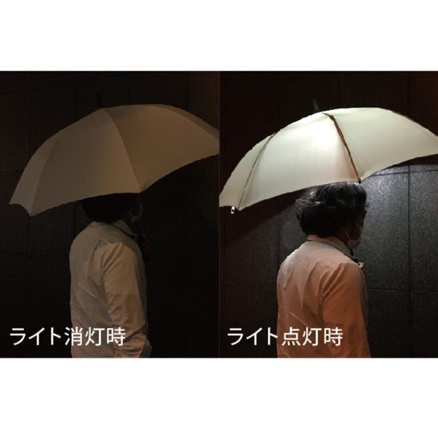 [Japan mabu] 8-bone LED light long umbrella